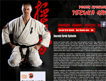 Tablet Screenshot of kyokushin-tezuka.pl